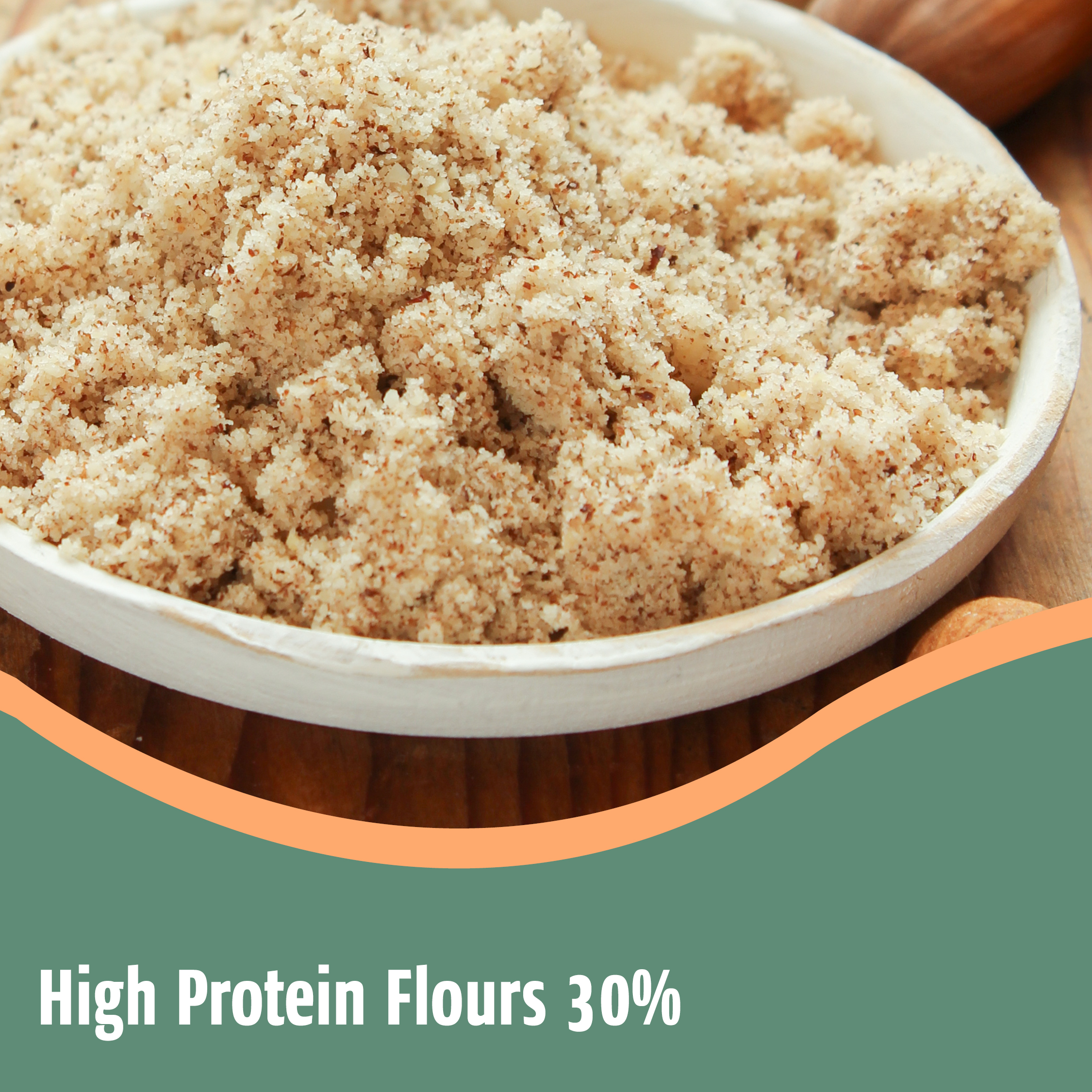 High Protein Nut Flours 30%